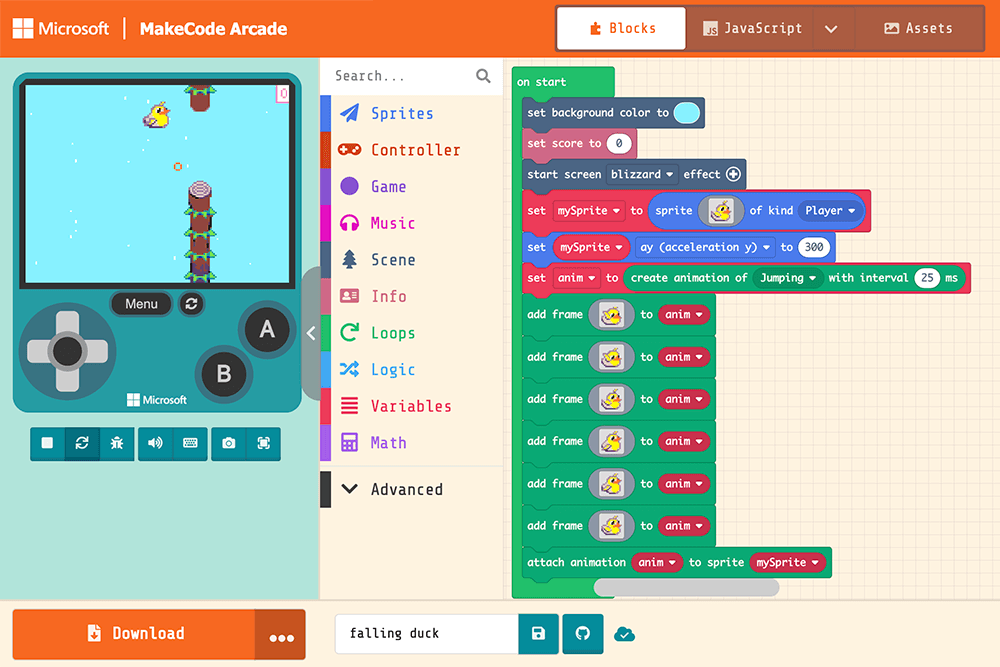 MakeCode Arcade